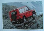 Brochure Mercedes Gelande GD/GE 1986, Ophalen of Verzenden, Zo goed als nieuw, Mercedes