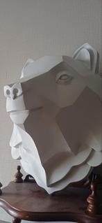 Smiling Grizzly bear. Beer hoofd wit xxl, Ophalen of Verzenden