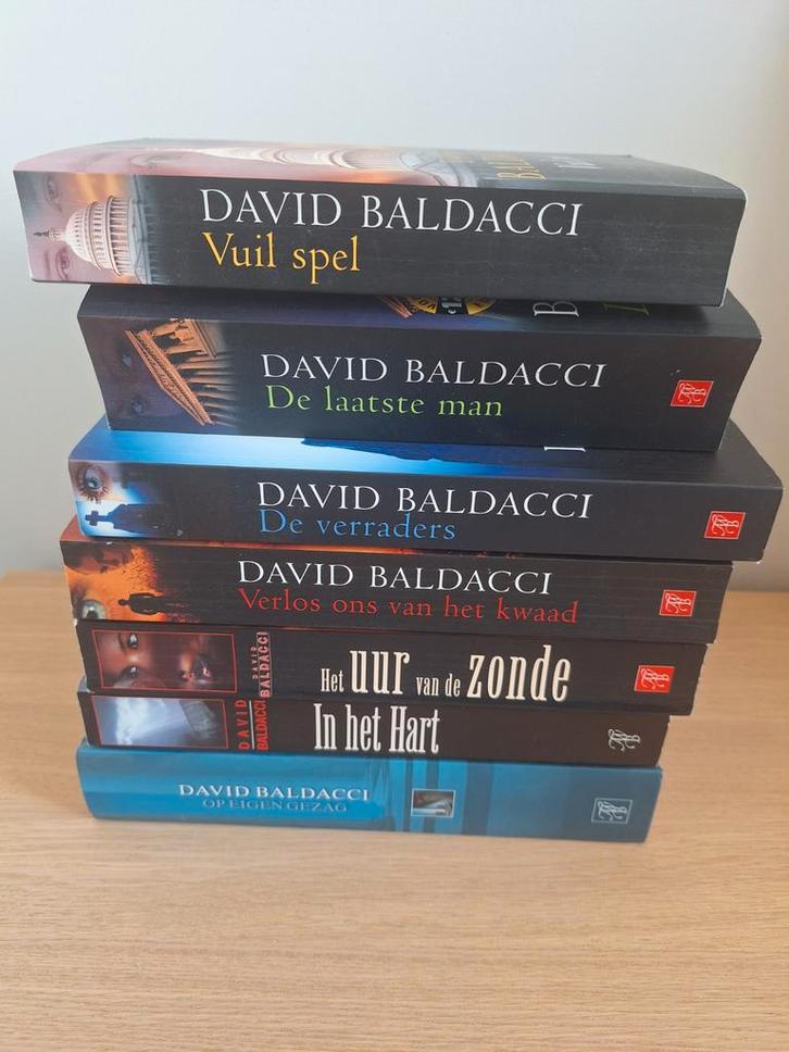 David Baldacci - 7 Thrillers - Nederlandse edities, Boeken, Thrillers, Gelezen, Amerika, Ophalen of Verzenden