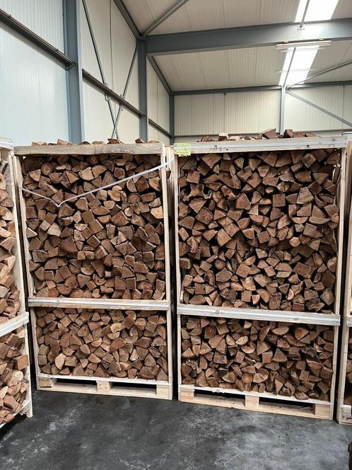 Pallet Eiken haardhout - 1,8m3 – ovengedroogd < 18%, Tuin en Terras, Haardhout, Blokken, Eikenhout, Minder dan 3 m³, Ophalen of Verzenden