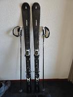 Atomic Cloud9 ski zwart wit lengte 143 + stokken 115 cm, Ophalen, 140 tot 160 cm, Zo goed als nieuw, Carve