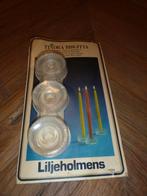 mooie glazen vintage kandelaartjes, Ophalen of Verzenden, Overige typen
