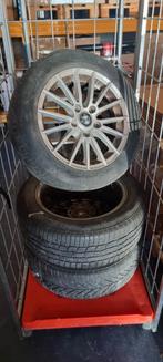 Set winterbanden te koop BMW Continental 205/ 55/ R16 Velgen, Ophalen, Gebruikt, 16 inch, Banden en Velgen