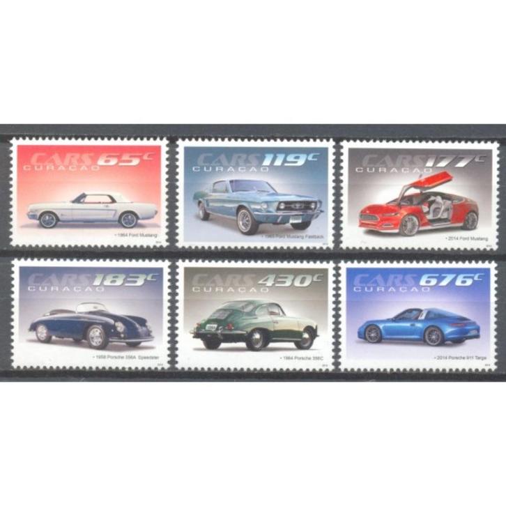 Curacao 211/6 postfris Ford en Porsche 2014, Postzegels en Munten, Postzegels | Nederlandse Antillen en Aruba, Postfris, Verzenden