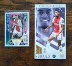 Topps Rookie Cards Mattijs De Ligt én Ryan Gravenberch, Ophalen of Verzenden, Zo goed als nieuw, Buitenlandse clubs, Poster, Plaatje of Sticker