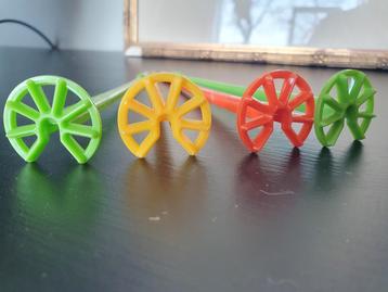 4 cocktail stampers/cocktailstampers retro jaren 70 beschikbaar voor biedingen
