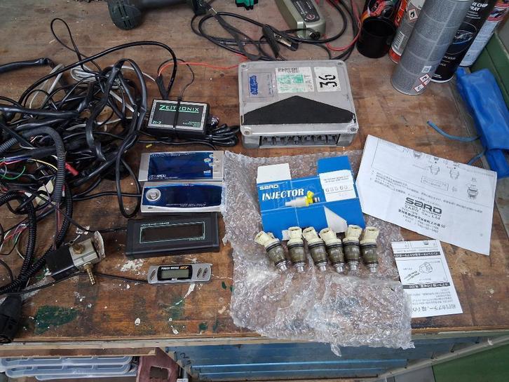 1jz 2jz Apexi Acces ecu Sard injectors Zeitronic Blitz, Auto diversen, Tuning en Styling, Ophalen of Verzenden