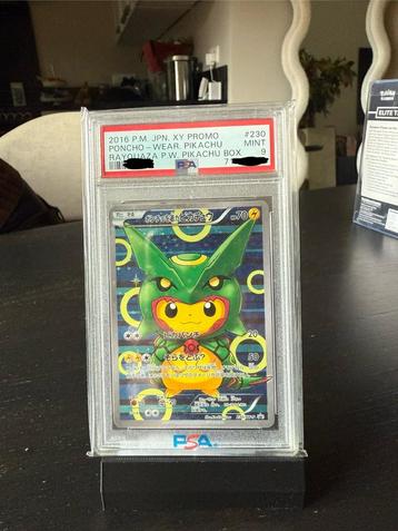 Poncho Pikachu Rayquaza #230/XY-P PSA 9 beschikbaar voor biedingen