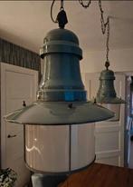 2x Industriële hanglampen Drew Pritchard, Ophalen, Gebruikt, 50 tot 75 cm, Glas