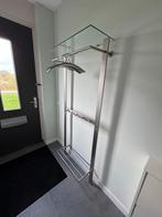 kapstok chromestaal, Huis en Inrichting, Woonaccessoires | Kapstokken, Gebruikt, Metaal, 150 tot 200 cm, Ophalen