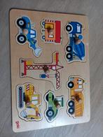 goki puzzel hout houten puzzel bouwmachine, Kinderen en Baby's, Speelgoed | Kinderpuzzels, Nieuw, Van hout, Minder dan 10 stukjes