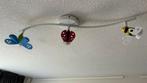 Plafondlamp kinderkamer vlinder lieveheersbeestje bij, Huis en Inrichting, Lampen | Plafondlampen, Ophalen, Gebruikt, Metaal