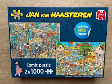 Jan van Haasteren Puzzels 2x1000 beschikbaar voor biedingen