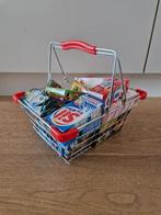 Winkelmandje met mini-verpakkingen, Ophalen of Verzenden, Gebruikt, Overige materialen, Speelkeuken-accessoire