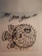 Leuke Clearstamp - Pufferfish 'Get Your Groove On', Ophalen of Verzenden, Zo goed als nieuw, Clearstamp