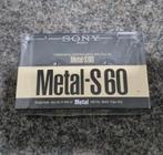 2 pack Sony Metal-S 60 cassettebandjes NOS, Cd's en Dvd's, Cassettebandjes, 2 t/m 25 bandjes, Ophalen of Verzenden, Onbespeeld