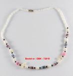 leuke kralen ketting met dolfijntjes 40cm lang  € 4,50, Marktplaats@koningsieraden.nl, Overige materialen, Verstelbaar, Overige kleuren