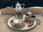 Antiek HOLLAND DIENBLAD JUGENDSTIL TIN KOFFIE THEEPOT KANNEN, Ophalen of Verzenden