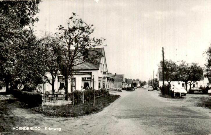 Hoenderloo - Krimpweg, Verzamelen, Ansichtkaarten | Nederland, Ongelopen, Gelderland, Voor 1920, Ophalen of Verzenden