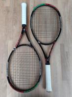 2 x Fischer M Pro No.1 98 - L3 - 285gr + tennistas, Ophalen of Verzenden, Zo goed als nieuw, Racket, Wilson