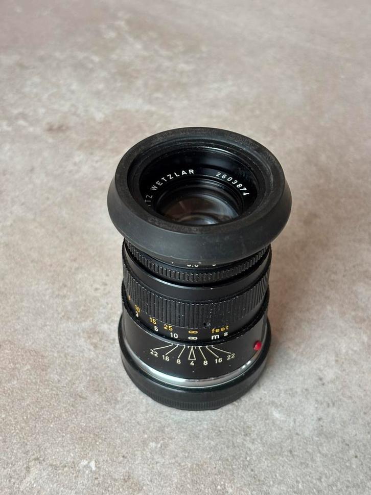 Leica Elmar-C 90mm F/4, Audio, Tv en Foto, Fotografie | Lenzen en Objectieven, Gebruikt, Telelens, Ophalen of Verzenden