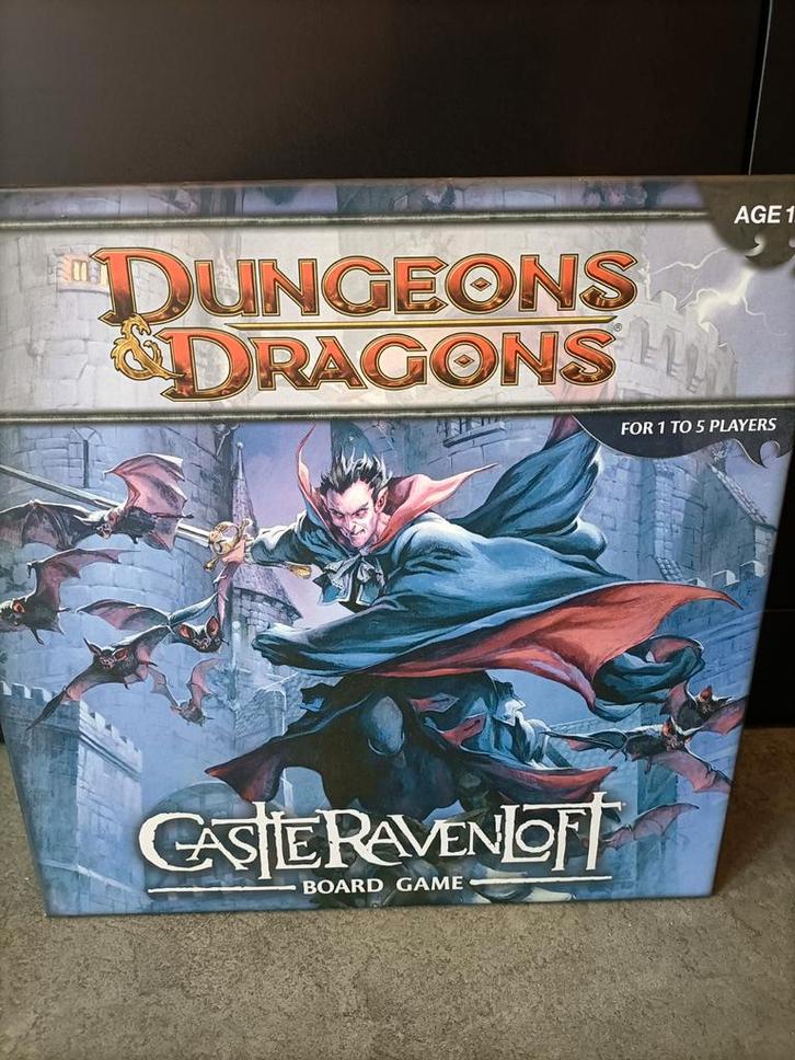 Castle Ravenloft D&D Bordspel, Hobby en Vrije tijd, Gezelschapsspellen | Bordspellen, Zo goed als nieuw, Een of twee spelers, Drie of vier spelers