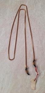 Double gouden ketting voor bril, Ophalen of Verzenden, Zo goed als nieuw, Goud, Goud