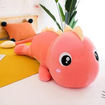 Zalmroze Draakje Knuffel – Superzacht 35cm beschikbaar voor biedingen