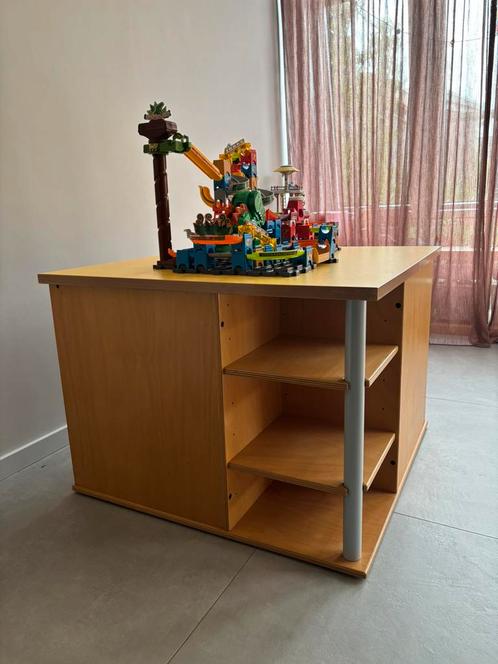 Originele houten schoolkast/speelkast/speeltafel, Kinderen en Baby's, Speelgoed | Speeltafels, Zo goed als nieuw, Ophalen