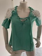 Roberta biagi blouse met open schouders maat xs, Groen, Maat 34 (XS) of kleiner, Ophalen of Verzenden, Zo goed als nieuw