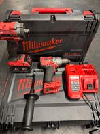 Milwaukee m18 FUEL set Boormachine | Slagmoersleutel, Ophalen of Verzenden, Zo goed als nieuw