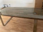 €250,- Eettafel / diningtable railway incl. aankoopbewijs, 100 tot 150 cm, 200 cm of meer, Ophalen of Verzenden, Zo goed als nieuw