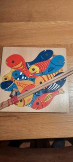 Houten visspel met hengel, Ophalen of Verzenden, Zo goed als nieuw, Overige typen