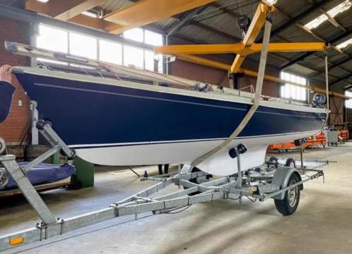 Randmeer Classic Compleet, Watersport en Boten, Open zeilboten, Gebruikt, Randmeer, 6 meter of meer, Polyester, Buitenboordmotor