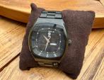 Stoere zwarte originele Replay GT horloge, Overige merken, Staal, Staal, Polshorloge