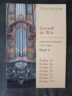 Gerard de Wit, Muziek en Instrumenten, Bladmuziek, Orgel, Gebruikt, Ophalen of Verzenden, Religie en Gospel