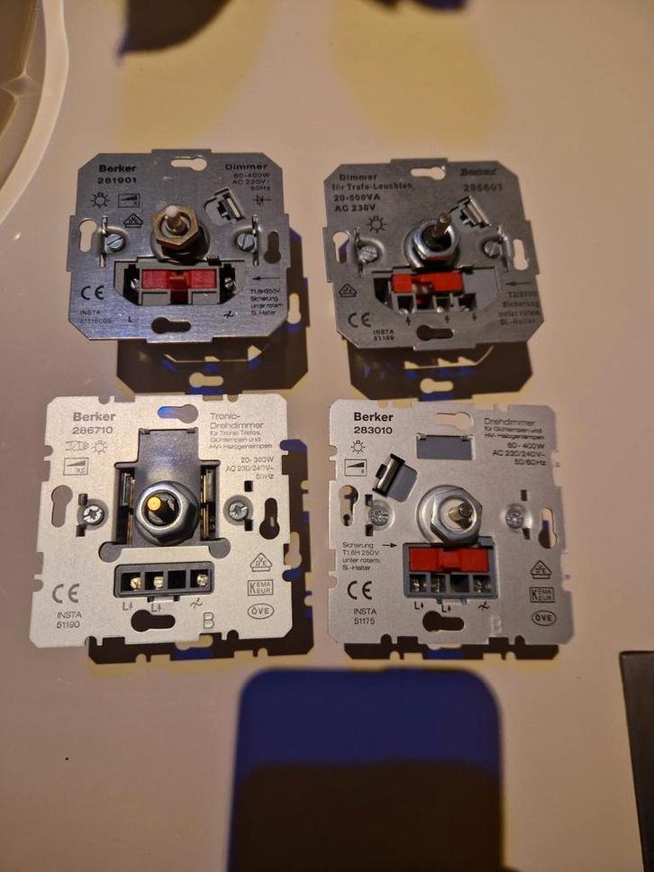 Berker Dimmers, Doe-het-zelf en Verbouw, Elektra en Kabels, Nieuw, Ophalen of Verzenden