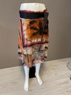 Hippie boho rok van Transfer maat L, Kleding | Dames, Rokken, Maat 38/40 (M), Douwenmaat 8-3 Meppel, Info@again.nu, Bruin