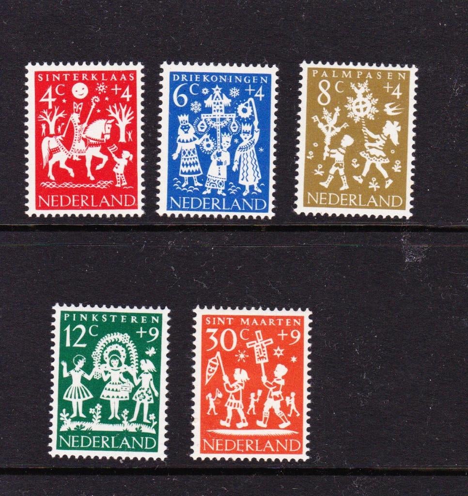 Nederland NVPH 759-763 postfris, Verzenden, Na 1940, Postfris