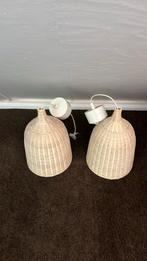 rieten hanglampen, Ophalen of Verzenden, Zo goed als nieuw, Rond