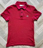 Polo Lacoste Burgundy Rood Maat FR 2 US XS Slim Fit, Maat 46 (S) of kleiner, Gedragen, Lacoste, Ophalen of Verzenden