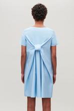 COS jurk dames licht blauw strik katoen maat S 36 dress bow, COS, Blauw, Ophalen of Verzenden, Zo goed als nieuw