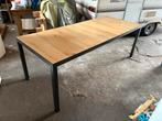 Stoere industriële eettafel 215x90cm, Huis en Inrichting, Tafels | Eettafels, Gebruikt, 200 cm of meer, Vijf personen of meer