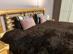 Bruine teddy deken sprei woondeken plaid dekbed, Estee Styling, Bruin, Instagram esteestyling, Tweepersoons