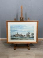 Aquarel van Hardenberg l53 h38, Ophalen of Verzenden