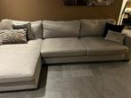 Grijze Hoekbank met Loungegedeelte, Huis en Inrichting, Banken | Bankstellen, Ophalen, 250 tot 300 cm, Gebruikt, 100 tot 125 cm