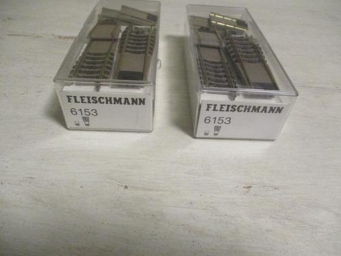 Fleischmann 6153 Uitbreidingsset voor draaischijf 6152(C), Hobby en Vrije tijd, Modeltreinen | H0, Zo goed als nieuw, Rails, Gelijkstroom