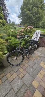 Sparta Amazone moederfiets met Yepp kinderzitje, Fietsen en Brommers, Fietsen | Dames | Moederfietsen, Ophalen, 1 zitje, Gebruikt
