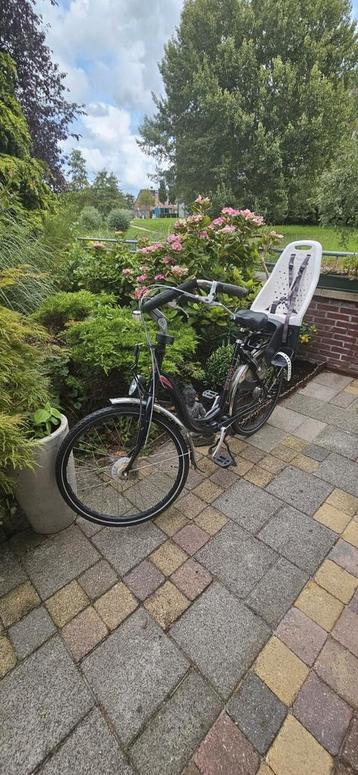 Sparta Amazone moederfiets met Yepp kinderzitje beschikbaar voor biedingen