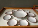 Joep Felder retro pinda set schalen met lepel jaren 60 70, Antiek en Kunst, Antiek | Keramiek en Aardewerk, Ophalen of Verzenden